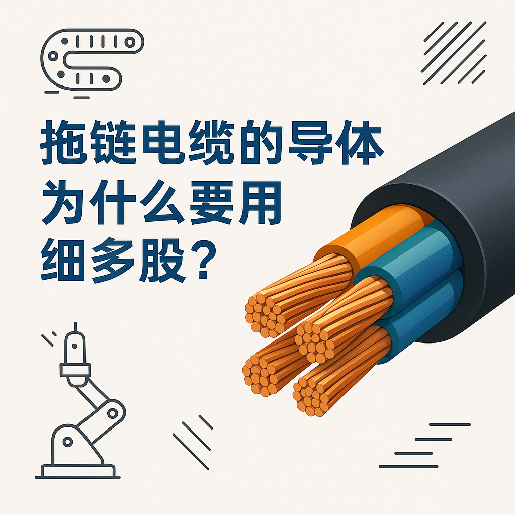 拖链电缆的导体为什么要用细多股？