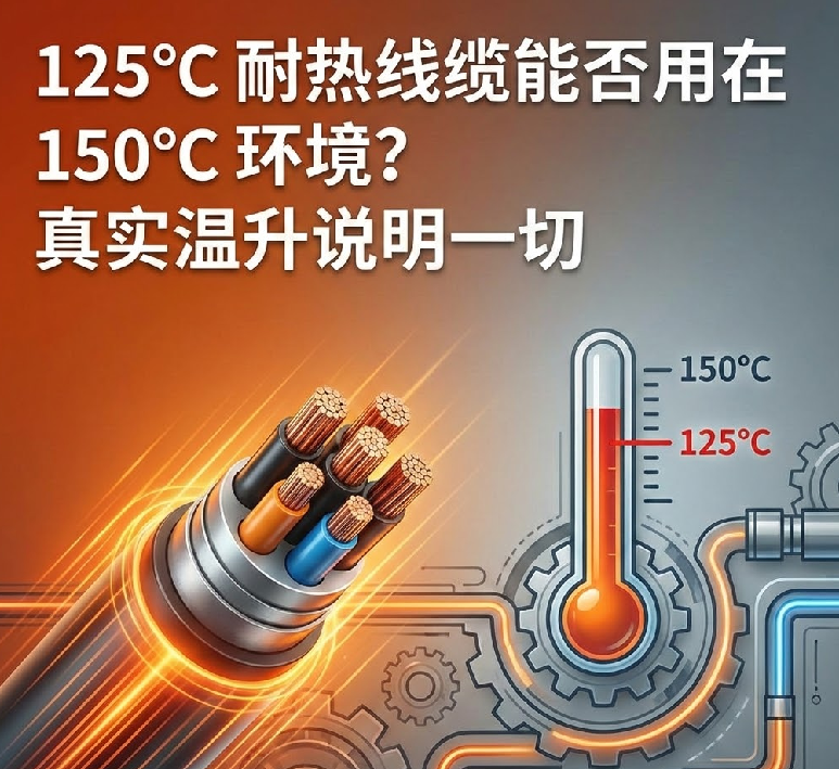 125℃ 耐热线缆能否用在 150℃ 环境？真实温升注明所有