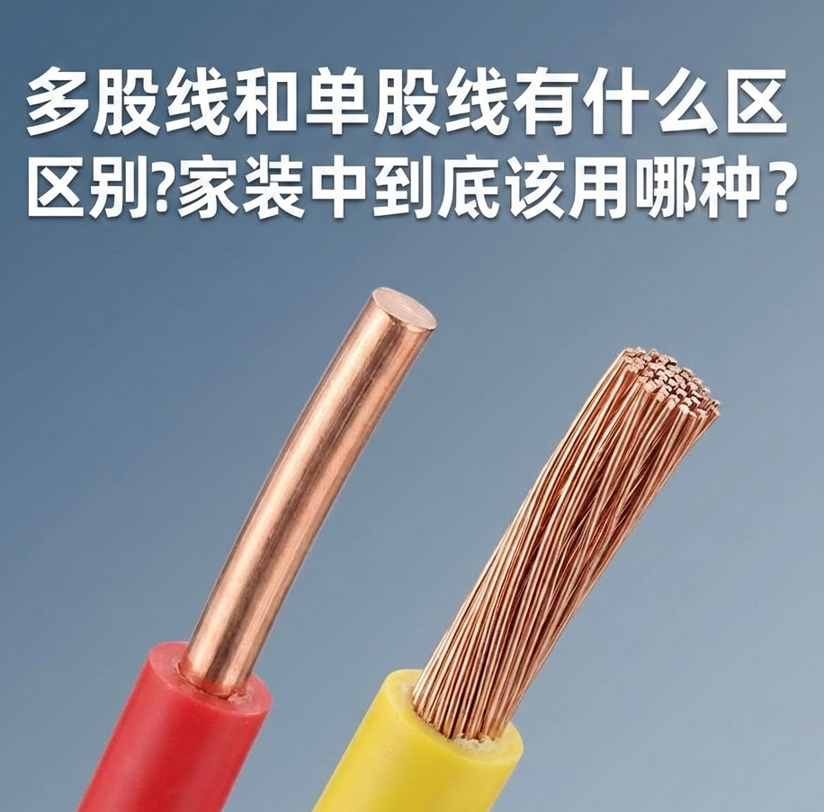 家装电线选单股(BV)还是多股(BVR)？